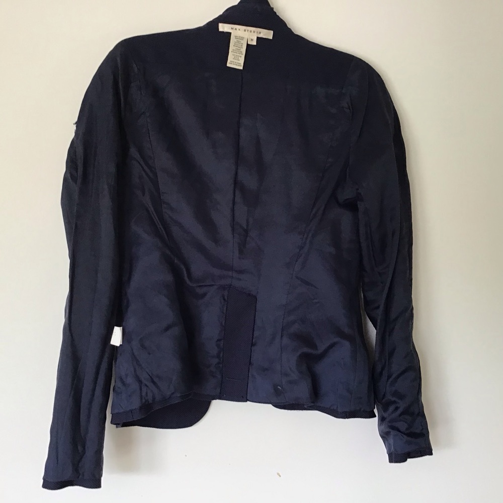 Max Studio one button, fully lined blazer with fr… - image 6